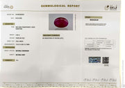 6.95/CT Natural Ruby Stone with Govt. Lab Certificate-16140S206363